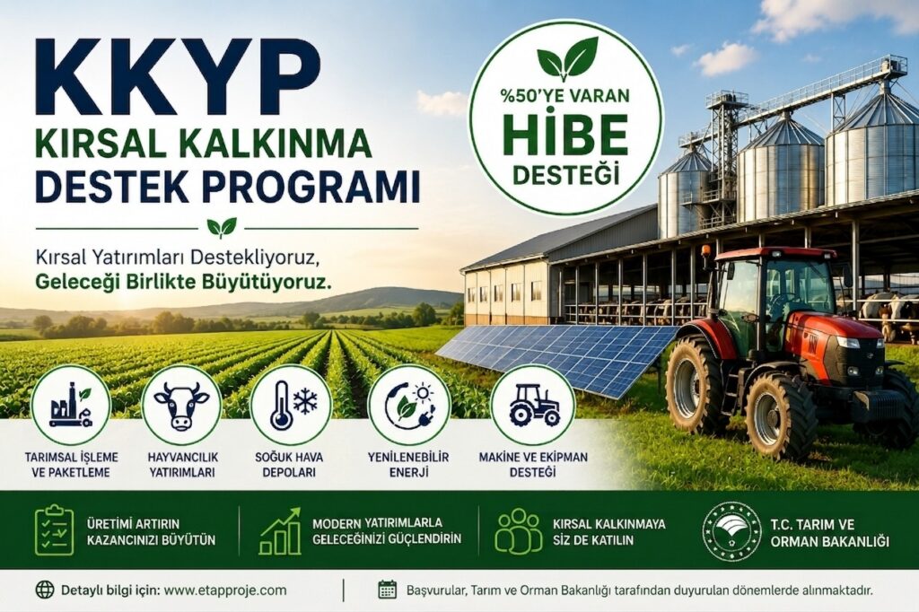 KKYDP 2026 kırsal kalkınma yatırımları destek programı Türkiye tarım ve hibe destekleri