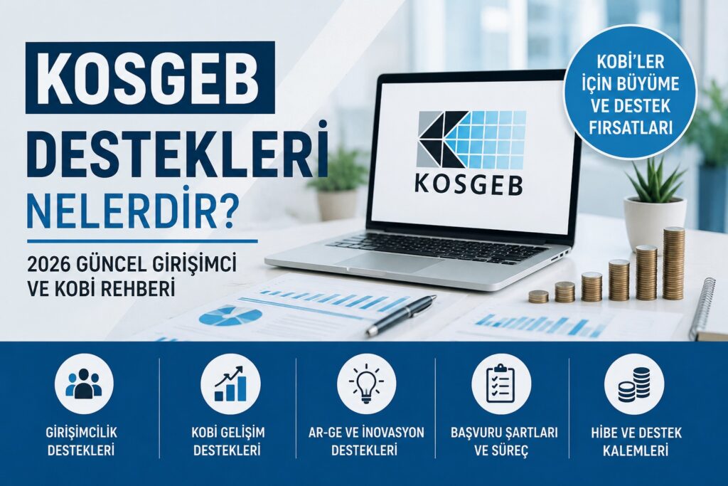 KOSGEB destekleri 2026 girişimci ve KOBİ hibe kredi ve devlet destek programları Türkiye